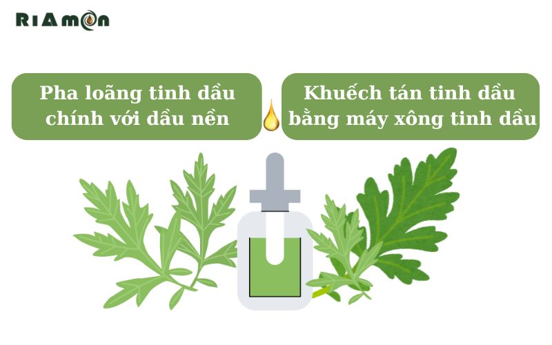 Cách sử dụng tinh dầu ngải cứu Cách sử dụng tinh dầu ngải cứu