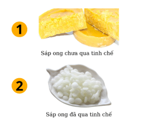 Sáp ong làm sáp thơm phòng với tinh dầu RiAmon
