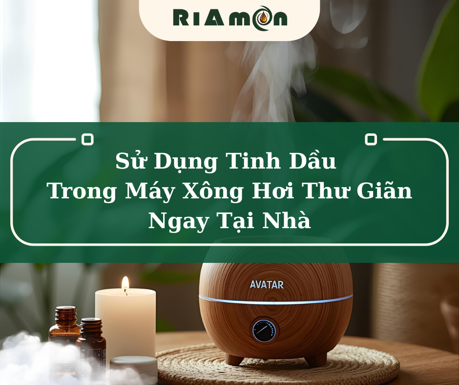 Sử Dụng Tinh Dầu Trong Máy Xông Hơi Thư Giãn Ngay Tại Nhà