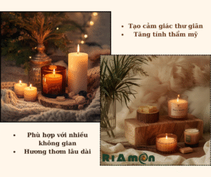Vì sao nến thơm hương gỗ là lựa chọn hoàn hảo
